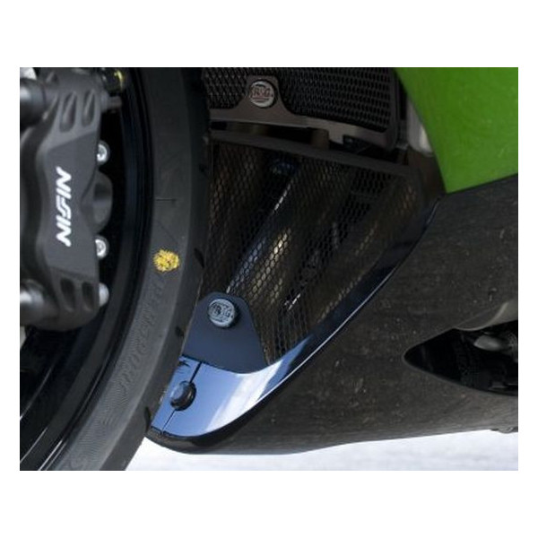 Grille protection radiateur R&G Racing Kawasaki ZZR 1400 06-16 (collecteur) 