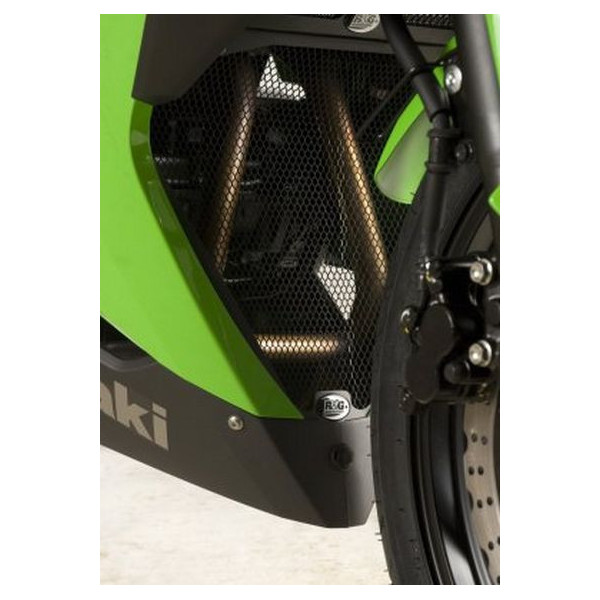 Grille protection radiateur R&G Racing Kawasaki NINJA 300 12-17 (collecteur) 