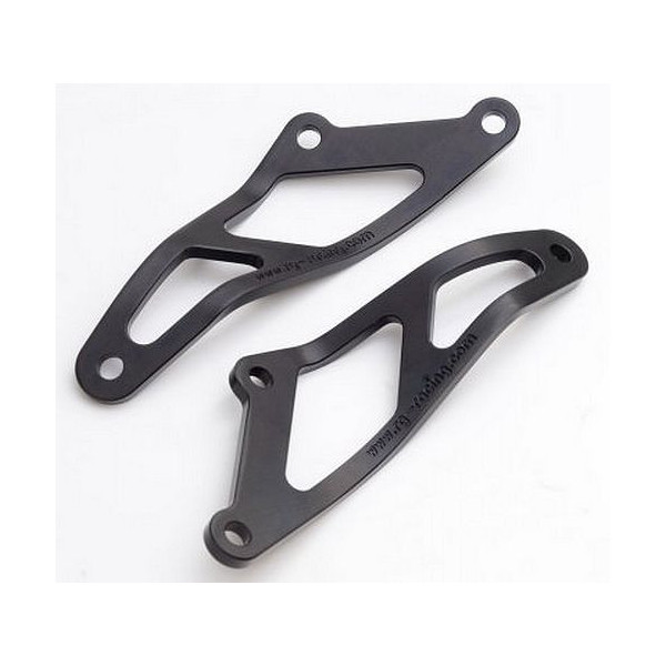 Pattes de fixation de silencieux R&G Racing - Suzuki SV 650 N et S 03-09 (noir)
