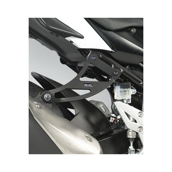 Pattes de fixation de silencieux R&G Racing - Suzuki GSR 750 11-16 (noir)