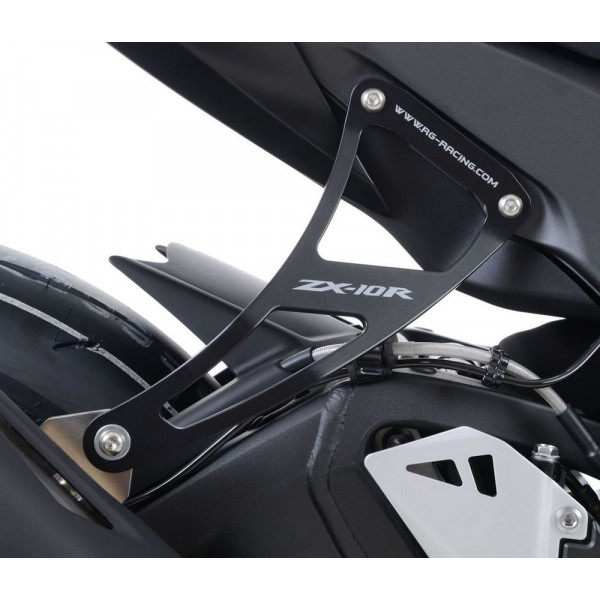 Pattes de fixation de silencieux R&G Racing - Kawasaki ZX10R 11-17 (noir)