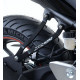 Pattes de fixation de silencieux R&G Racing - Yamaha R3 15-18 (noire) avec obturateur
