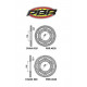 Couronne 525 racing PBR Aluminium Triumph Street Triple 675 et R 06-17 - 50 dents
