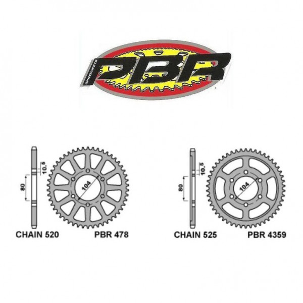 Couronne 520 PBR Kawasaki Z 900 17-20 - 41 dents