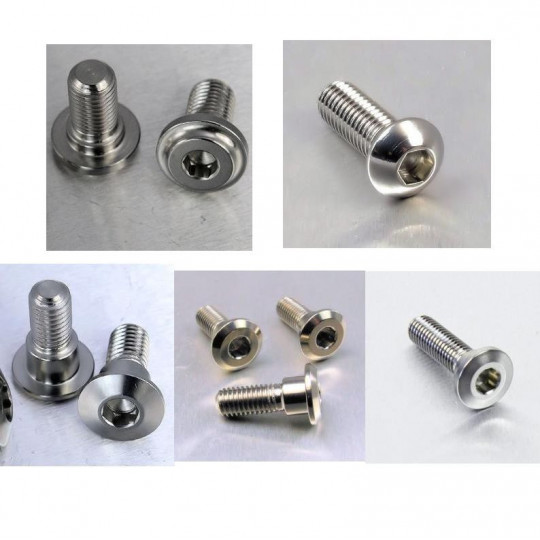Vis de disques de frein arrière Pro-Bolt - Yamaha FZ8 10-17 Titane
