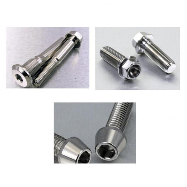 Vis d'étriers arrière Titane tête héxagonale Pro-Bolt - Triumph Street Triple 675 07-16 non R