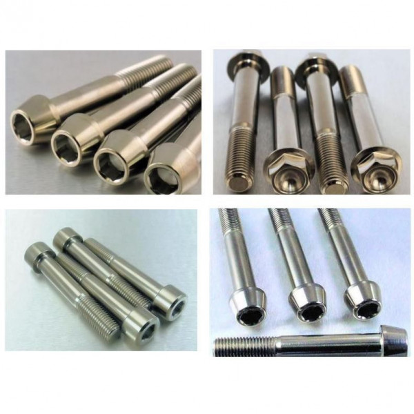 Vis d'étriers de frein avant Pro Bolt non percées - Kawasaki ZX10R 08-16 Inox tête héxagonale