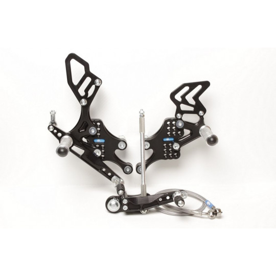Commandes reculées PP Tuning Yamaha FZ8 10-15 standard et inversées 