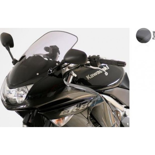 Bulle MRA moto type origine - Kawasaki ER6 F 06-08 Bulle fumée uniquement