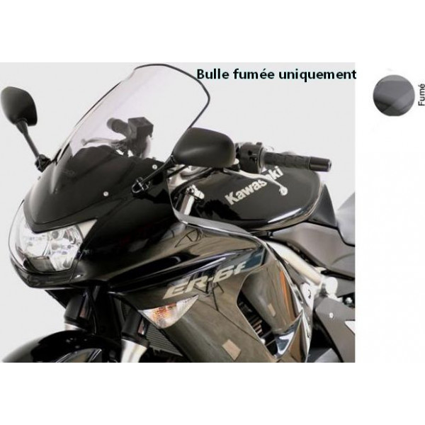 Bulle MRA type racing - Kawasaki ER6 F 06-08 Bulle fumée uniquement