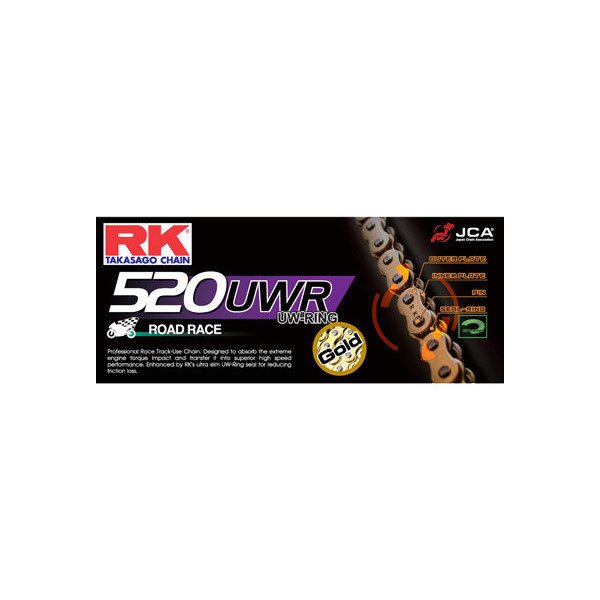 Chaine Racing 520 Grand Prix RK UWR 124 maillons