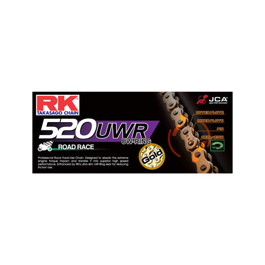 Chaine Racing 520 Grand Prix RK UWR 126 maillons