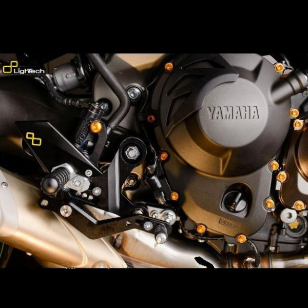 Kit de visserie Ergal Yamaha Ligthech MT09 et SP - TRACER - MT09 Tracer 15-16 Kit habillage-carénage de 50 vis anodisées