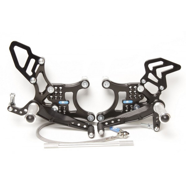 Commandes reculées PP Tuning Kawasaki ZX6R 05-06