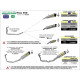Ligne complète et au détail Arrow Compétition Kawasaki NINJA 250R et 300R 13-16 - Silencieux GP2 - Full Titanium - Non homolo