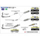 Ligne au détail Arrow Compétition Suzuki GSXR 600-750 11-16 - Ligne complète compétition Thunder Inox - Embout Carbone et DB
