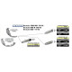 Ligne complète Arrow Thunder carbone embout carbone pour MV Agusta Brutale 910 07-08/920/990/1090 09-14