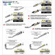 Ligne complète Arrow Compétition Yamaha R1 17-19 ligne complète COMPETITION avec DB Killer et embout carbone 71178CKZ