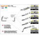 Ligne au détail Arrow Compétition 790 DUKE 18-19 - Kit Silencieux PRO-RACE Racing Titane