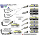 Ligne au détail Arrow Compétition BMW S1000 R 14-16 - Silencieux X-Kone Chromé - Embout Carbone - 71824XKI