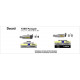 Silencieux Arrow Compétition Ducati 1299 15-16 - Silencieux Works Titane - Embout Carbone - 71839PK