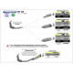 Echappement au détail Arrow Compétition Yamaha R6 17-21 Silencieux Nichrom Pro Race