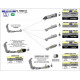 Ligne au détail Arrow Compétition BMW S1000 R 17-18 - Silencieux Pro-Race Titane - Embout Inox - 71872PRI