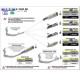 Ligne au détail Arrow S1000 RR 19-20 - Silencieux Race Tech flasque carbone pare chaleur carbone homologué - Enveloppe Titane 