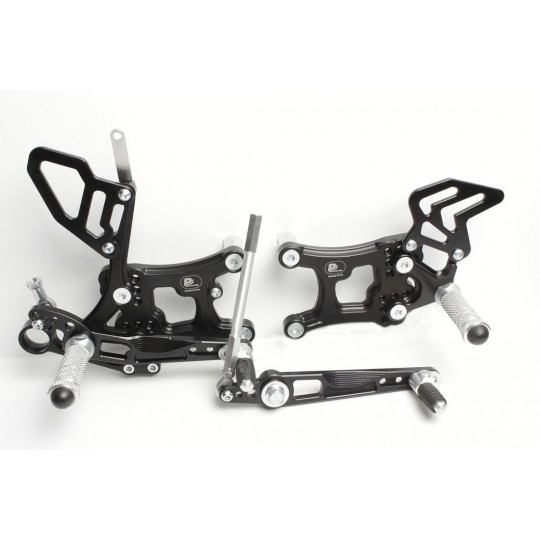 Commandes reculées PP Tuning Yamaha R6 17-21 standard