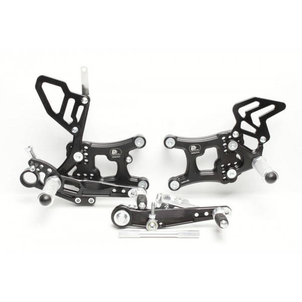 Commandes reculées PP Tuning Yamaha R6 17-21 inversées version Full Race