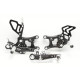Commandes reculées PP Tuning Yamaha R6 17-21 inversées version Full Race