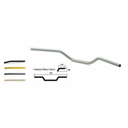 Guidon Naked-Bike diamètre 22.2 mm LSL