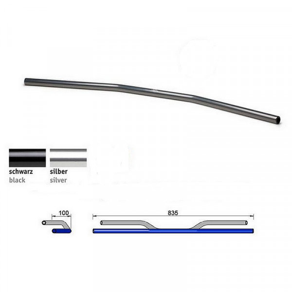 Guidon Drag Bar diamètre 22.2 mm LSL
