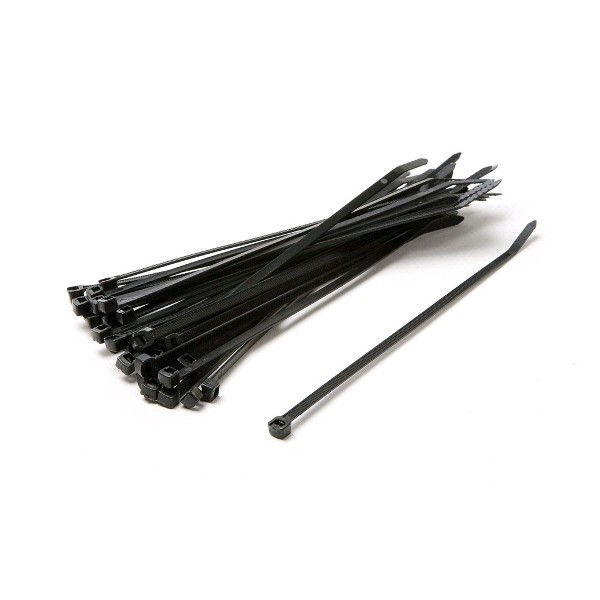 Colliers en nylon Bihr type rilsan 100 rilsans noirs 4.6 x 250 mm