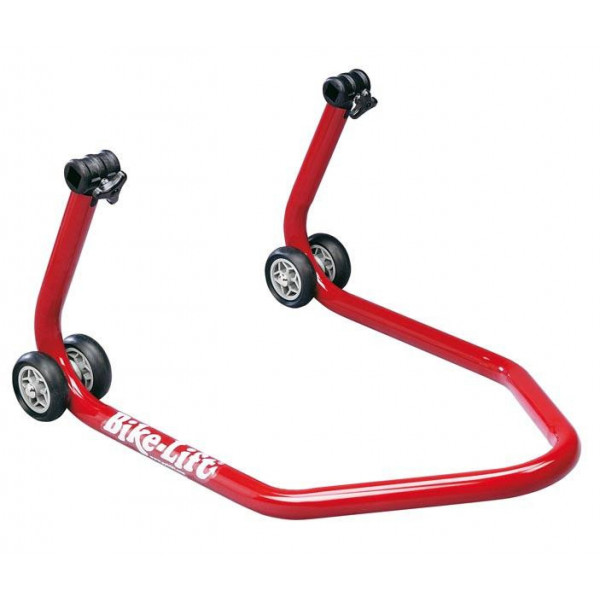 Béquille arrière universelle BikeLift Rouge Supports caoutchouc (patins)