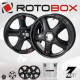 Paire de Jantes carbone BOOST super légère Rotobox - BMW S1000 RR HP4 13-14 finition brillante
