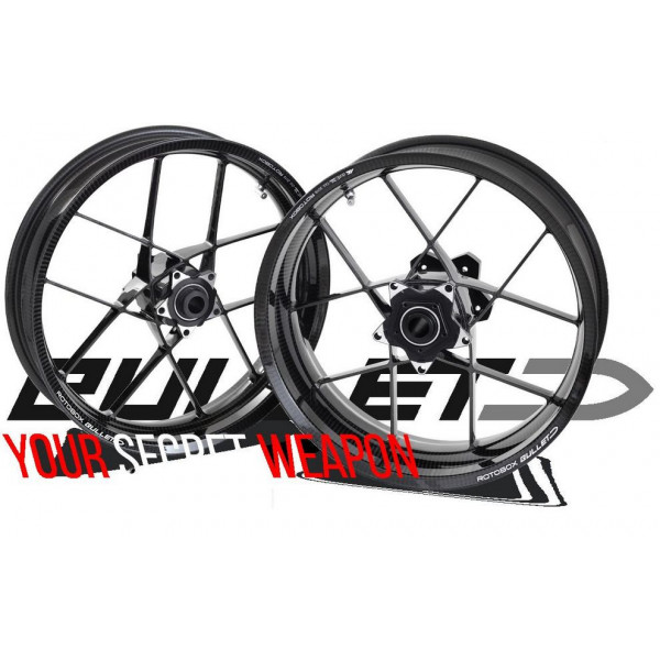 Paire de Jantes carbone forgé BULLET super légère Rotobox - REVOLUTIONNAIRE Yamaha R1-M 15-21