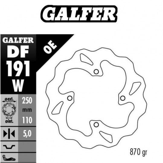 Disques fixes Wave Galfer Kawasaki Z 900 -