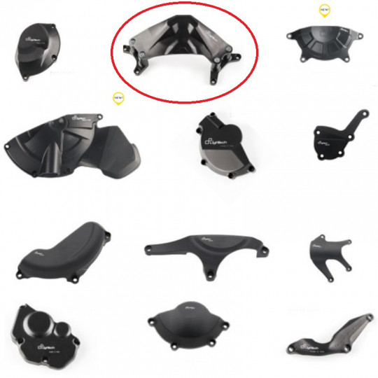 Protection moteur Lightech en alu taillé masse - Aprilia RSV4R-Factory-APRC 09-18 Embrayage