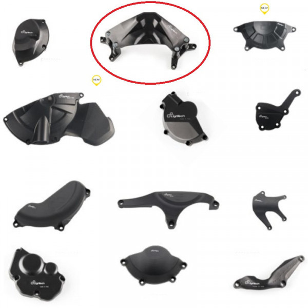 Protection moteur Lightech en alu taillé masse - Aprilia RSV4R-Factory-APRC 09-18 Embrayage