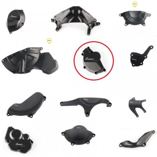 Protection moteur Lightech en alu taillé masse - BMW S1000 R et S1000 RR 09-18 Alternateur