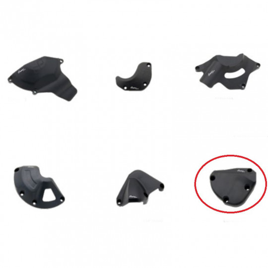 Protection moteur Lightech en alu taillé masse - Yamaha MT10 16-20 allumage