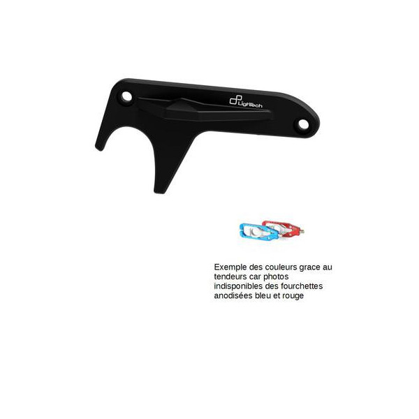 Fourchettes Lightech type endurance pour béquille à rouleaux - Yamaha MT10 16-19 Noir