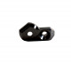 Pièce de rechange commandes reculées Lightech - Support repose pied côté frein - noir - FTR507