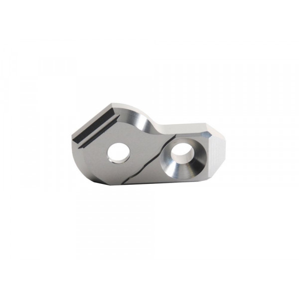 Pièce de rechange commandes reculées Lightech - Support repose pied côté frein - argent - FTR507