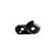 Pièce de rechange commandes reculées Lightech - Support repose pied côté vitesse - noir - FTR508