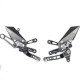 Commandes reculées Lightech - Aprilia RSV4 1000 RF-RR 19-20 Inversées reposes pieds repliables - 