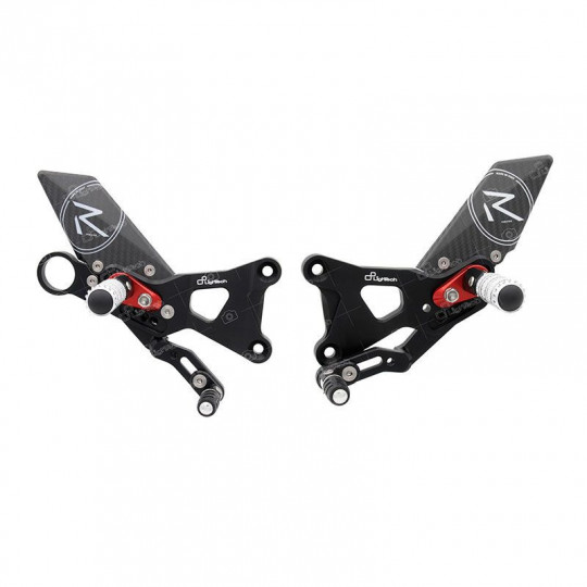Commandes reculées R Version Lightech - BMW S1000 RR et HP4 09-14 Vitesses standards