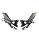 Commandes reculées Lightech BMW 1000 R 14-16 en standards, reposes pieds repliables