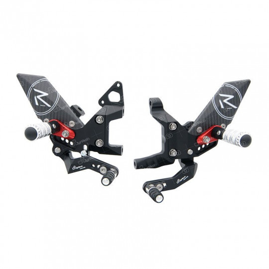 Commandes reculées R Version Lightech - Ducati 899 - 959 - 1199 - 1299 PANIGALE 12-17 Vitesses standards